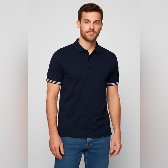 Hugo Boss Other - Hugo Boss Navy Blue Polo Shirt – Size XXL